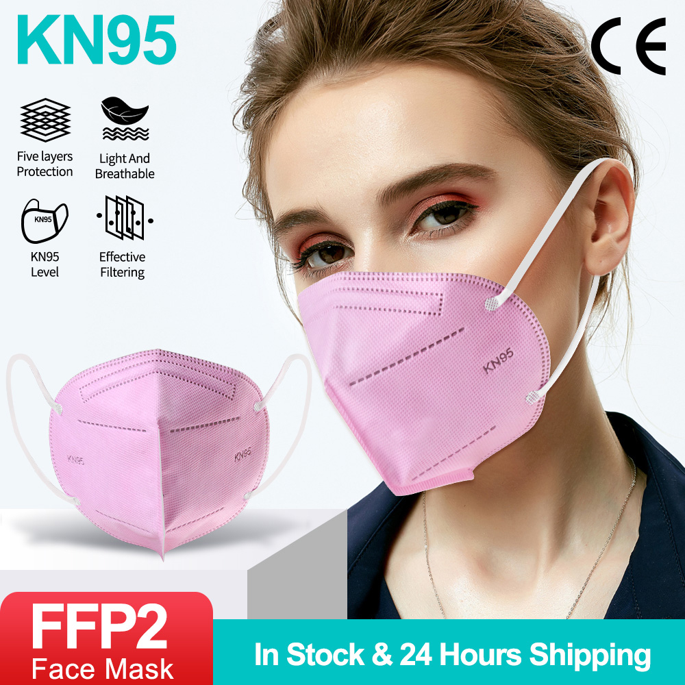 Sheet Face Mask Pack - 10-100개 FFP2 마스크 kn95 마스카라 KN95