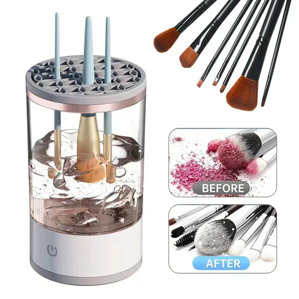 Beauty Makeup Fashion - 자동 전동 메이크업 브러쉬 세척기 USB
