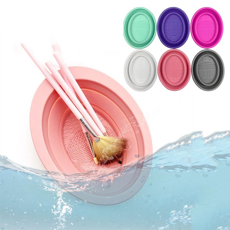 Beauty Makeup Brushes - 부드러운 실리콘 메이크업 브러쉬 클리너 접이식