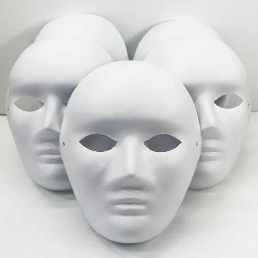 1/10개 DIY 풀페이스 마스크 종이 블랭크 화이트  - Sheet Face Mask Pack 리뷰 및 가격