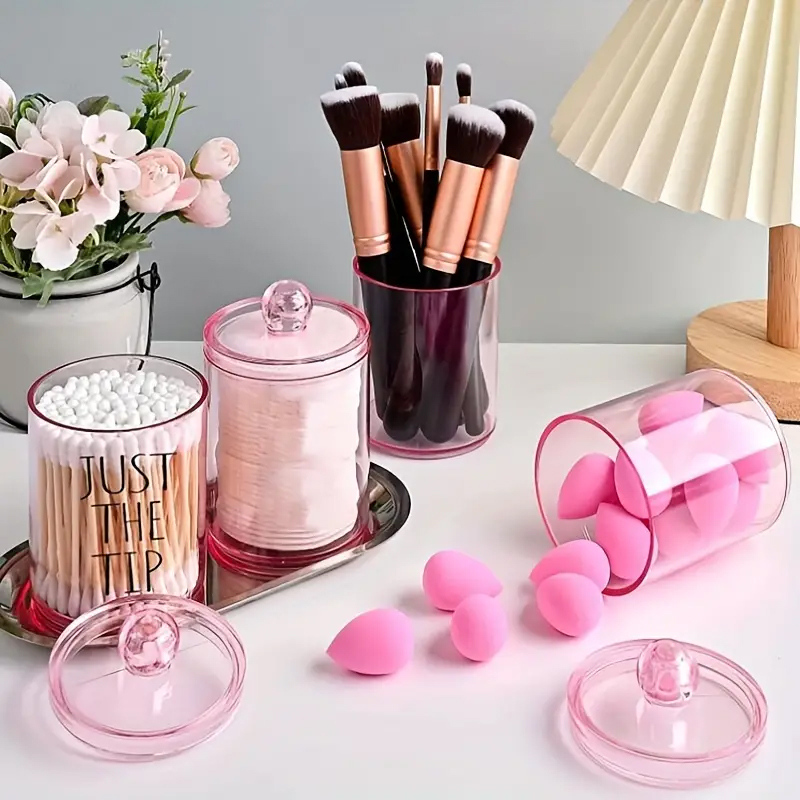 투명 목화 면봉 보관 상자 휴대용 메이크업 화장품 주최 - Beauty Makeup Organizer 리뷰 및 가격
