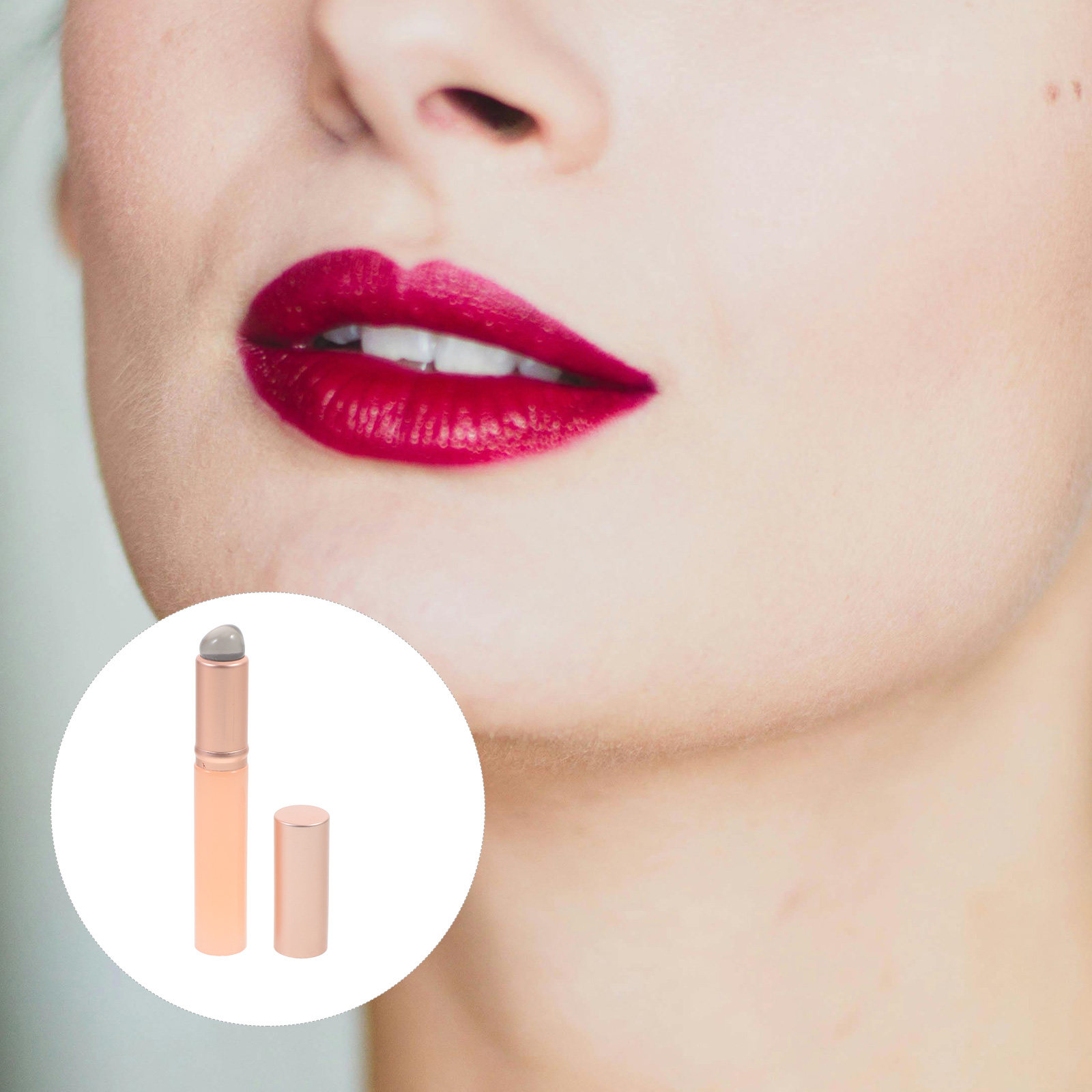 2개입 실리콘 립 어플리케이터, 부드러운 메이크업 브러 - Beauty Makeup Brushes 리뷰 및 가격