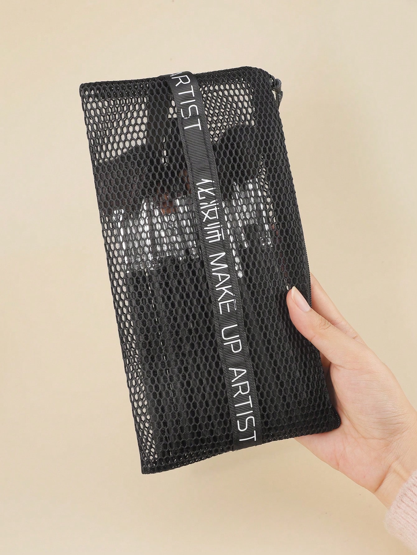 1 Pcs 메쉬 메이크업 가방 지퍼 화장품 파우치 휴대 - Beauty Bag Makeup 리뷰 및 가격